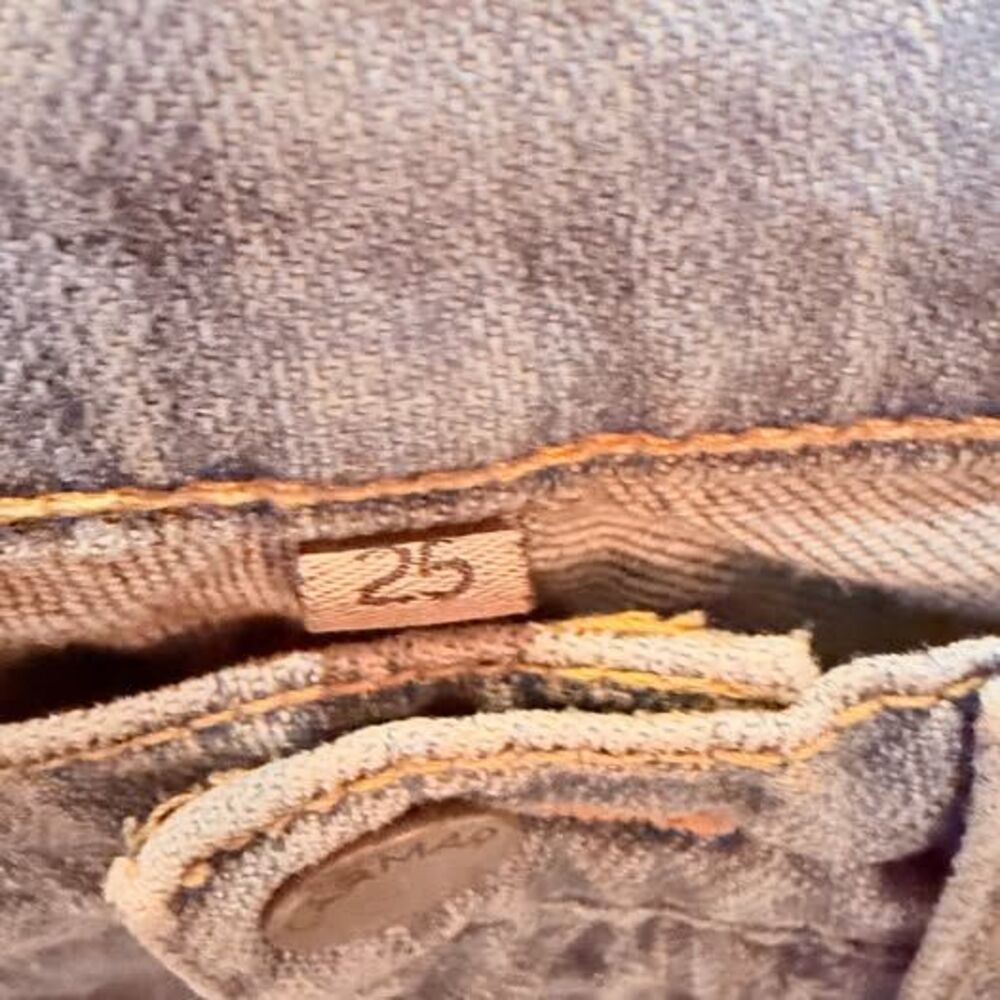 Carmar Light Wash Distressed Skinny Jeans Ripped Denim Size 25 - Picture 7 of 9